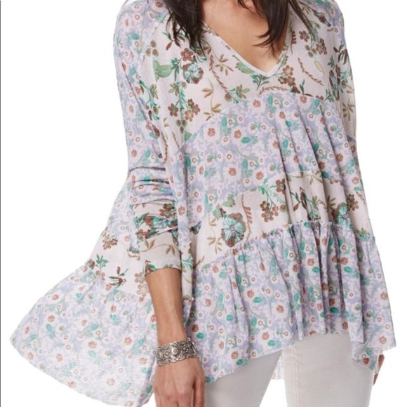 Free People Tops - Free People Isabelle Print Tunic Top